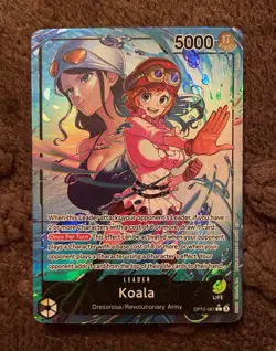 Bandai One Piece CCG Leader Koala OP12-081 L Alt Art Holo 5000 English - Image 1