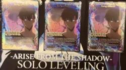 Union Arena Solo Leveling Sung Jinwoo WINNER UEPR/SLG-1-019 English Promo - Image 1