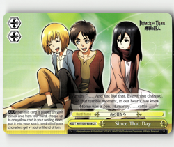 Weiss Schwarz - Since That Day - Attack on Titan - Image 1
