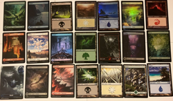 Mtg 250+ land lot 50 of every color various years - Image 1
