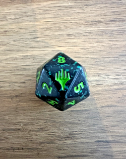 Magic MTG Final Fantasy - Green Spindown Dice D20 - Prerelease Kit - Image 2