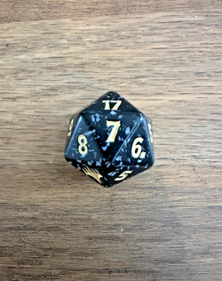 Magic MTG Final Fantasy - Yellow Spindown Dice D20 - Prerelease Kit - Image 3