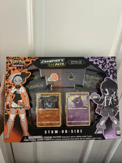 Champion's Path Pin Collection Pokemon TCG: Stow-On-Side Gengar Promo SWSH052 - Image 1