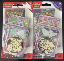 Pokemon: Destined Rivals & Temporal Forces Togakiss Checklane Blister Combo - Image 1