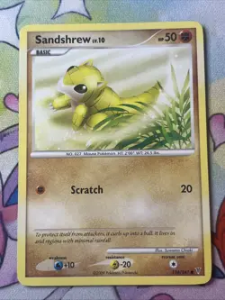 Sandshrew - 124/147 - Common LP, English Pokemon Supreme Victors - Image 1