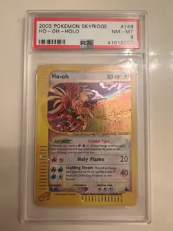 2003 Pokemon Crystal Ho-oh 149/144 Skyridge Holo PSA 8 GRADED Near Mint / Mint - Image 4
