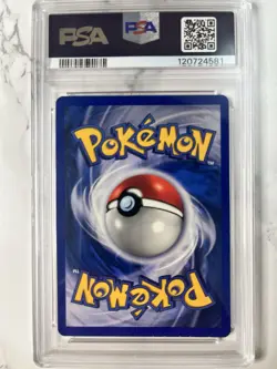 Pokemon Base Set Shadowless Alakazam Holo #1 - PSA 7 - Image 2
