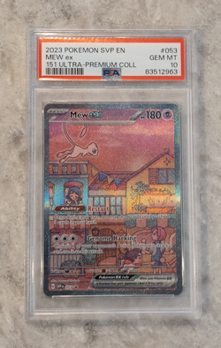 PSA 10 Pokemon SVP 151 UPC Black Star Promo Mew EX #053 GEM MINT 10 - Image 1