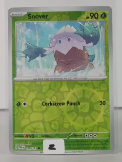 Snover - Paldea Evolved - 010/193 - Pokemon TCG - Reverse Holo - Z - Image 2
