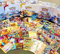 Pokemon Lot OnlyHits Bilangual Booster 50 CARDS ONLY HITS EX GX V AND MORE - Image 1