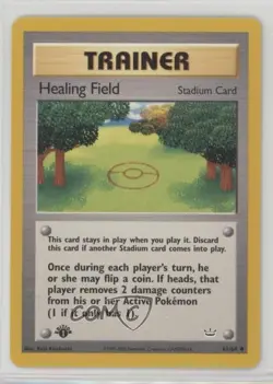 Healing Field 1st Ed. Pokemon Neo Revelation #61 2001 - Image 1