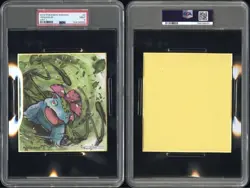 PSA 9 8 Seq Charizard Blastoise Venusaur Pokemon Center Shikishi Japanese Art 1 - Image 3
