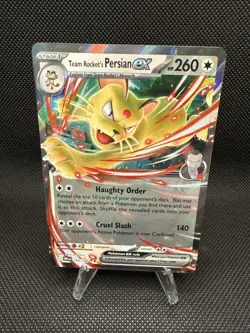 Team Rockets Persian EX 150/182 Double Rare Pokemon Destined Rivals NM/M Mint - Image 1
