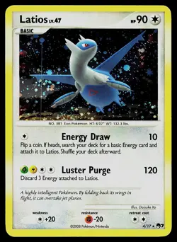 Pokemon Card - Latios POP Series 7 4/17 Rare Holo - Image 1