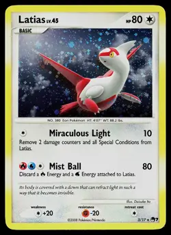 Pokemon Card - Latias POP Series 7 3/17 Rare Holo - Image 1