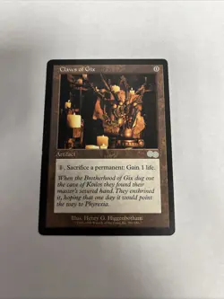 Claws Of Gix Urza’s Saga Card #290 MTG HP - Image 1