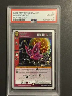 Metazoo Seance Playtester Wingoc Full Holo Card 4/165 PSA 8 NM-MT - Image 1