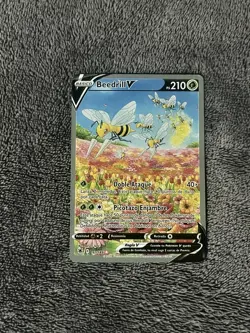 Beedrill V 161/189 Alternate Art Astral Radiance Pokemon Card Near Mint - Image 2