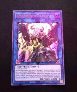 Yugioh Condemned Darklord DUOV-EN006 Ultra Rare 1st Ed NM - Image 1