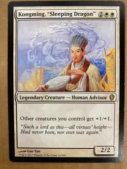MTG 1x Kongming, "Sleeping Dragon" # 16 Commander 2013 Magic the Gathering x1 NM - Image 1