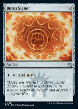 x1 Boros Signet NM, MTG Ravnica Remastered - Image 1