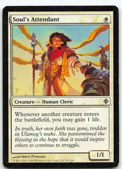 Soul's Attendant 44/248 Rise of the Eldrazi Common LP MTG - Image 1
