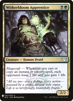 MTG - Witherbloom Apprentice - The List - Magic the Gathering - Image 1