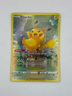 2023 Pokemon SW&SH Crown Zenith Pikachu Galarian Gallery Holo GG30/GG70 - NM - Image 1