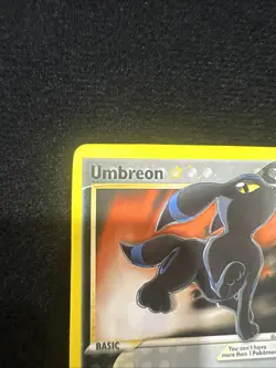 Pokemon Umbreon Holo Rare 70HP Feint Attack Card 17/17 2022 No Reserve - Image 2