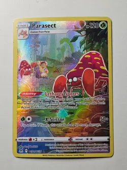 Pokemon TCG Parasect Lost Origin Trainer Gallery Tg01/Tg30 Holo Ultra Rare NM - Image 1