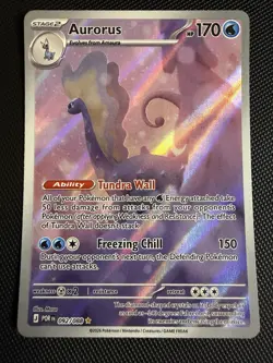 Pokemon TCG Aurorus 92/88 Perfect Order Illustration Rare IR - Image 1