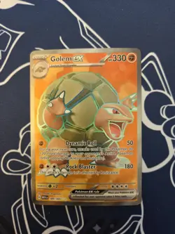 Pokemon TCG Golem EX 189/165 S&V 151 Ultra Rare Full Art - Image 1
