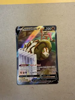 Pokemon TCG Sandaconda v Fusion Strike Holo Full Art Ultra Rare Card 252/264 - Image 1