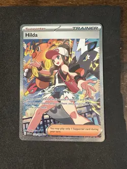 2025 Pokemon Hilda White Flare Holo Special Illustration Rare 171 WHT EN TCG SIR - Image 1