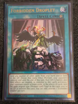 Yugioh! Forbidden Droplet - RA01-EN064 - Prismatic Ultimate Rare - 1st Edition N - Image 1