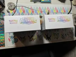 Pokemon Prismatic Evolutions Elite Trainer Box ETB New Factory Sealed x2 - Image 2
