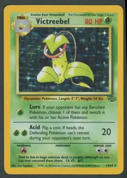 1999 Pokemon TCG Jungle Victreebel 14/64 Holo Rare WoTC Vintage LP - Image 1