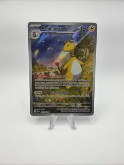 AMPHAROS Pokemon TCG Chaos Rising Illustration Rare Holo 090/086 - Image 1