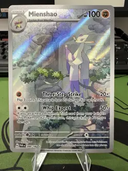 Pokemon TCG - Mienshao 200/182 - Paradox Rift - IR Holo - NM - Image 1