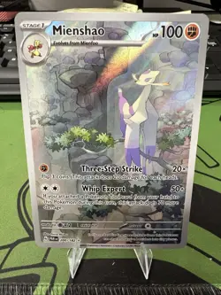 Pokemon TCG - Mienshao 200/182 - Paradox Rift - IR Holo - NM - Image 3
