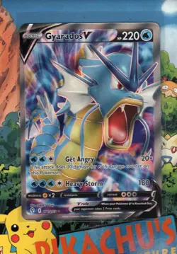 Pokemon TCG Gyarados V (Full Art) 171/203 - SWSH07: Evolving Skies NM - Image 1