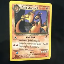 Dark Charizard 21/82 Team Rocket 2000 Regular Pokemon Non Holo TCG - Image 1