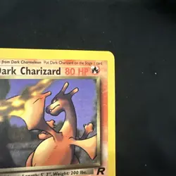 Dark Charizard 21/82 Team Rocket 2000 Regular Pokemon Non Holo TCG - Image 3
