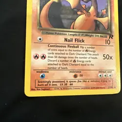 Dark Charizard 21/82 Team Rocket 2000 Regular Pokemon Non Holo TCG - Image 5