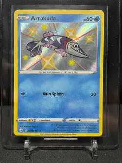 Arrokuda SV031/SV122 Shiny Vault Holo Pokemon 2021 Shining Fates - NM - Image 1