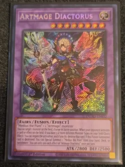 YuGiOh! TCG - Artmage Diactorus - Secret - DUAD-EN032 - 1st Ed - Image 1