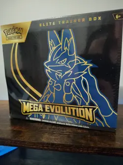 Pokemon Mega Evolution Lucario ETB Elite Trainer Box - (SEE PHOTOS 1 SMALL TEAR) - Image 2