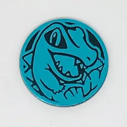 Pokemon TOTODILE Coin Teal Non Holofoil Mind Flood Theme Deck Near Mint - Image 2