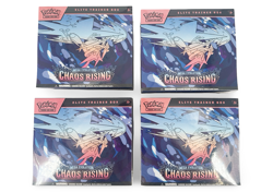 Lot of 4 - Pokemon Chaos Rising Elite Trainer Box Factory Sealed ETB - Image 1
