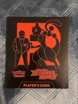 Pokemon ETB Player Guide Destined Rivals SV Set Booklet Official Checklist - Image 1